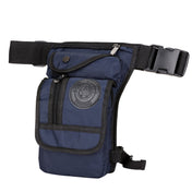 HaoShuai 325 Multi-Function Nylon Leg Bag Mountaineering Outdoor Travel Sports Convenient Waist Bag(Blue) Eurekaonline