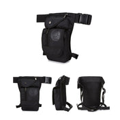 HaoShuai 325 Multi-Function Nylon Leg Bag Mountaineering Outdoor Travel Sports Convenient Waist Bag(Khaki) Eurekaonline