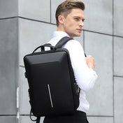 Hard Shell Backpack Alloy Frame Anti-Theft Computer Bag For Men, Color: 8001 Black Eurekaonline