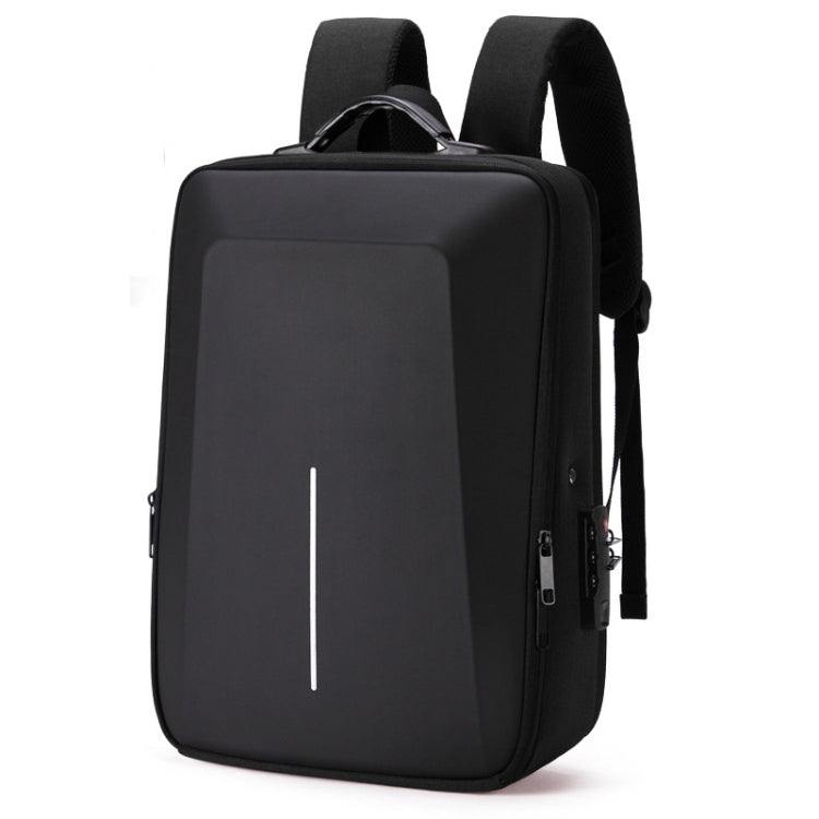 Hard Shell Backpack Alloy Frame Anti-Theft Computer Bag For Men, Color: 8003 Black Eurekaonline