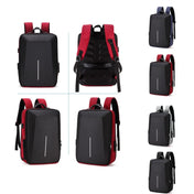 Hard Shell Backpack Alloy Frame Anti-Theft Computer Bag For Men, Color: 8003 Red Eurekaonline