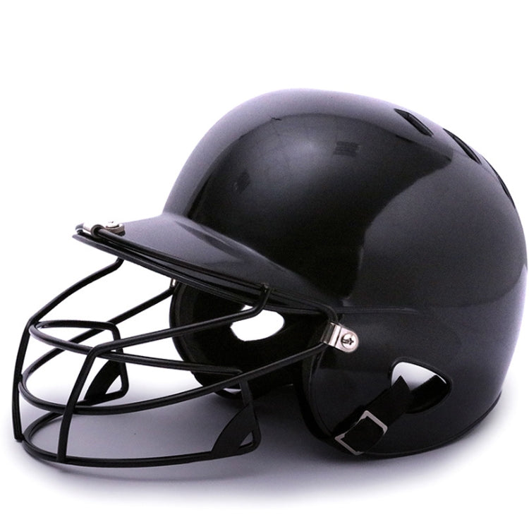 Head and Face Protection Baseball Helmet for Adults(Black) Eurekaonline