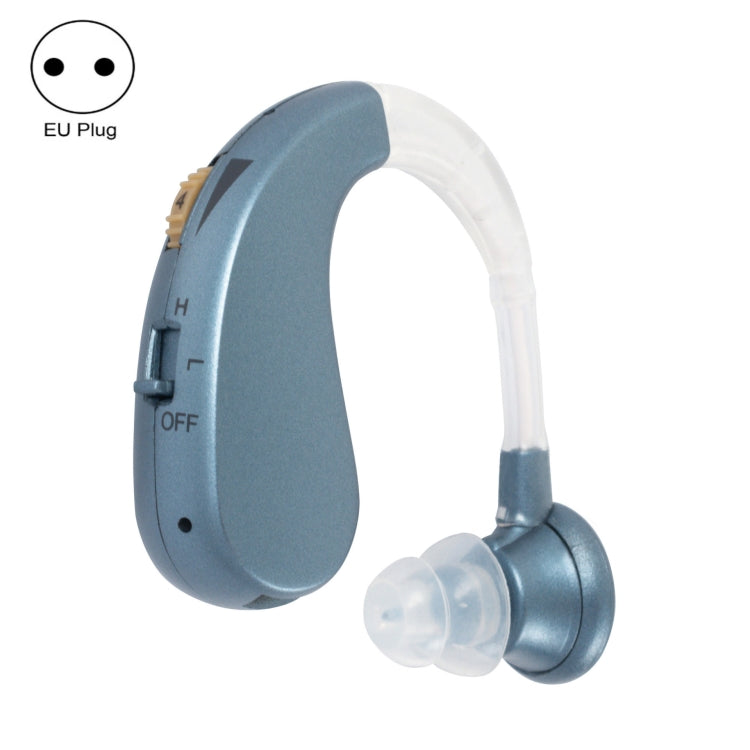 Hearing Aid Audiphones Sound Amplifier EU Plug(Blue) Eurekaonline