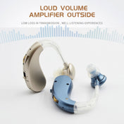 Hearing Aid Audiphones Sound Amplifier EU Plug(Blue) Eurekaonline