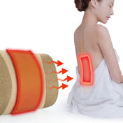 Heating Pulse Acupuncture Waist Massager Multifunctional Household Lumbar Disc Automatic Traction Device, Plug Type:EU Plug(Brown) Eurekaonline