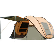 Hewolf 1766 Outdoor Automatic Windproof Quick-Opening Tent Camping Sunscreen Tent For 4-5 People (Army Green) Eurekaonline