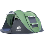 Hewolf 1766 Outdoor Automatic Windproof Quick-Opening Tent Camping Sunscreen Tent For 4-5 People (Army Green) Eurekaonline