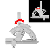 High Carbon Steel Non-parallax Trimmer Protractor Angle Measuring Ruler Eurekaonline