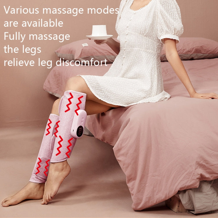 Home Constant Temperature Wireless Leg Massage, Style: Gray Double Hot Compress+Air Pressure+Vibration Eurekaonline