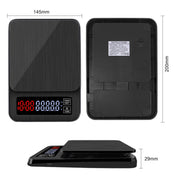 Household Hand-Pushed Coffee Scale USB-Powered Smart Kitchen Scale With Timing, Specification: 3kg/0.1g Eurekaonline