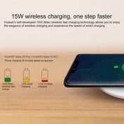 Huawei 15W Max Qi Standard Intelligent Fast Wireless Charger with 5A Cable and 10V / 4A Charging Plug(Black) Eurekaonline