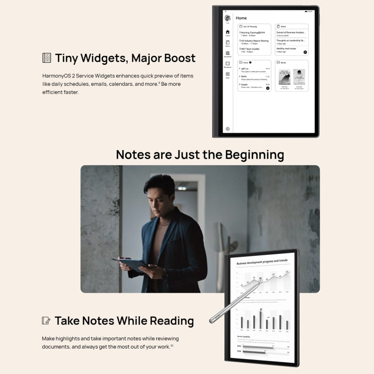 Huawei MatePad Paper HMW-W09 WiFi, 10.3 inch, 4GB+64GB, HarmonyOS 2 HUAWEI Kirin 820E Hexa Core, Support Dual WiFi, OTG, with HUAWEI M-Pencil, Not Support Google Play(Black) Eurekaonline
