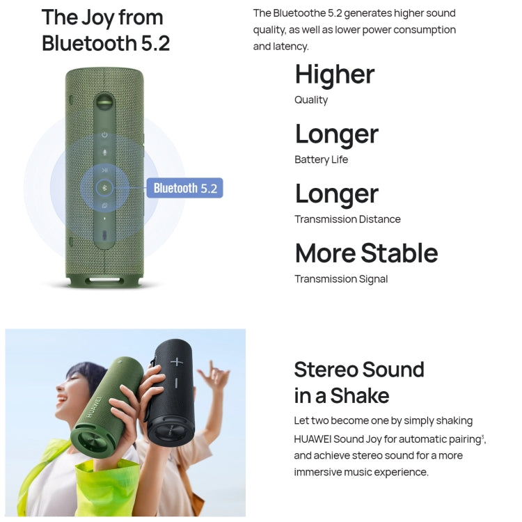 Huawei Sound Joy Portable Smart Speaker Shocking Sound Devialet Bluetooth Wireless Speaker (Coral Red) Eurekaonline