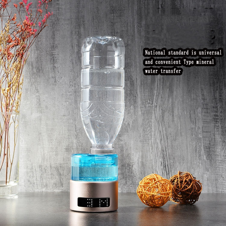 Hydrogen-Rich Water Cup Hydrogen Absorption Glass Cup with LED Light(English Version) Eurekaonline