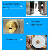 ID Access Control One Piece Induction Motor Lock Single Head IC Swipe Card Eurekaonline