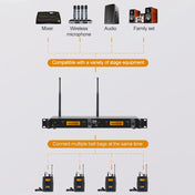 IEM1200 Wireless Transmitter 5 Bodypack Stage Singer In-Ear Monitor System(EU Plug) Eurekaonline
