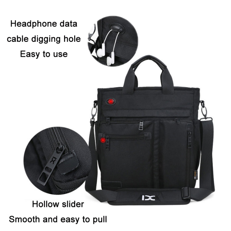 INOXTO Multifunctional Travel Mountaineering Backpack, Color: 8070 Black Eurekaonline