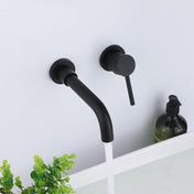 In-wall Hidden Concealed Faucet Hot and Cold Copper Mixing Valve, Specification: Black Conjoined Eurekaonline