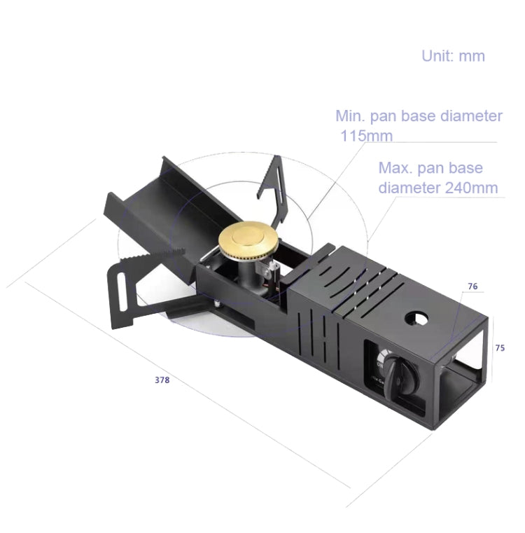 Integrated Folding Cassette Oven Outdoor Camping Stoves Gas Barbecue Eurekaonline