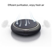 Intelligent Formaldehyde Removal Haze Negative Ion Solar Car Air Purifier(Black) Eurekaonline