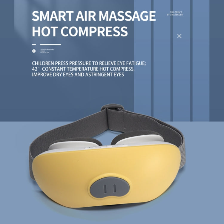 Intelligent Hot Compress Eye Massager For Children, Specification: English(Yellow) Eurekaonline