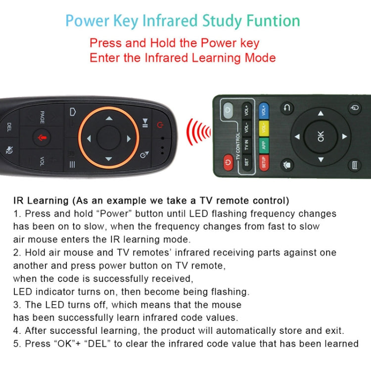 Intelligent Voice Remote Control With Learning Function, Style: G10 Without Gyroscope Eurekaonline