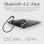 J2 Bluetooth 4.2 Binaural Hanging Type Wireless Sports Bluetooth Earphone, Built-in Memory (Red) Eurekaonline