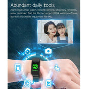 JAKCOM F2 1.28 inch TFT Color Screen Bluetooth Earphone Smart Watch, Support Sleep Monitoring / Heart Rate Monitoring / Bluetooth Call / NFC Function(Black) Eurekaonline