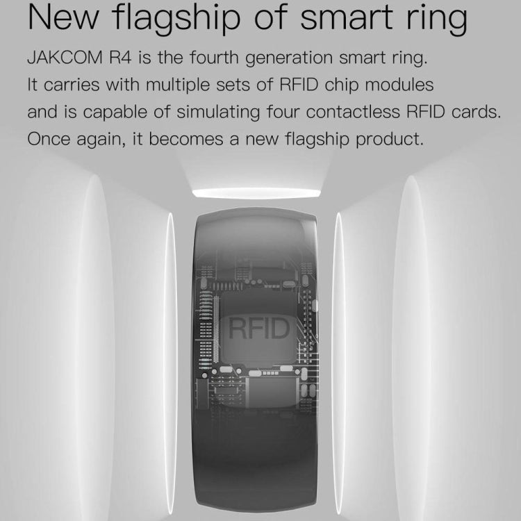 JAKCOM R4 Smart Ring Multifunctional Lord Of The Rings, Size: 66mm for Apple & Android(Number 11) Eurekaonline