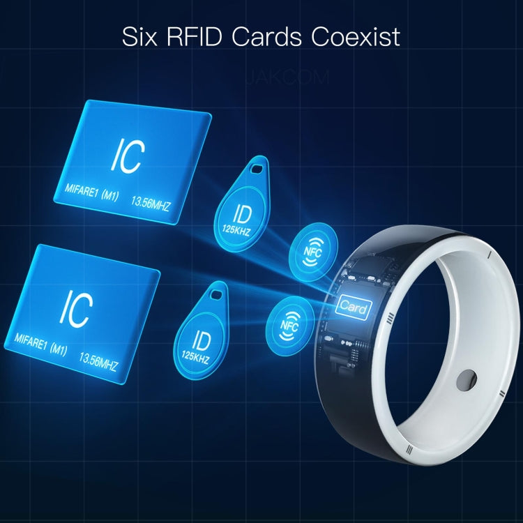 JAKCOM R5 Smart Ring Multifunction Smart Wear Ring, Size:L Eurekaonline