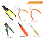 JAKEMY PS-P15 16 in 1 Professional LAN Network Kit Crimper Cable Wire Stripper Cutter Pliers Screwdriver Tool Eurekaonline
