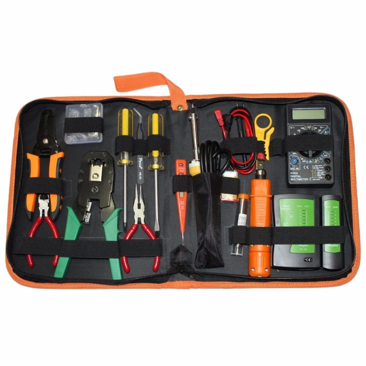 JAKEMY PS-P15 16 in 1 Professional LAN Network Kit Crimper Cable Wire Stripper Cutter Pliers Screwdriver Tool Eurekaonline