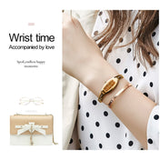 JIN SHI DUN 6530 Women Fashion Dual Calendar Luminous Quartz Watch(Rose Gold) Eurekaonline