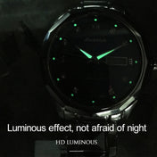 JIN SHI DUN 8813 Fashion Waterproof Luminous Automatic Mechanical Watch, Style:Men(Silver Gold Black) Eurekaonline