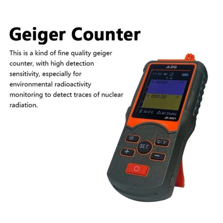 JLDG Home Lndustrial Lonizing Radiation Detector Geiger Counter(Carton Package) Eurekaonline