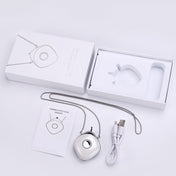 JNK-001 Household Portable Air Purifier Negative Ion Portable Necklace Mini Purifie, Colour: Pearl White Eurekaonline