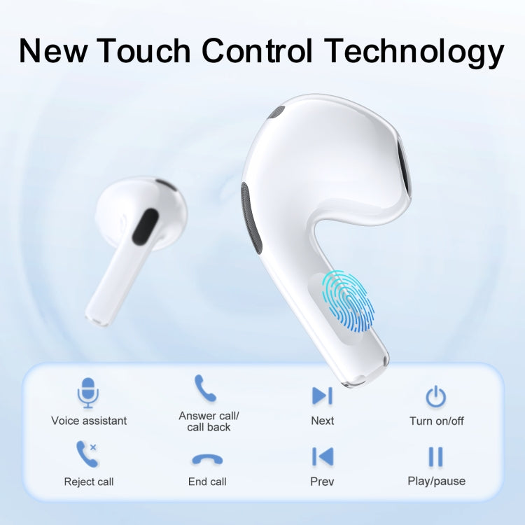 JOYROOM JR-T03S PLUS TWS Wireless Bluetooth Earphone(White) Eurekaonline