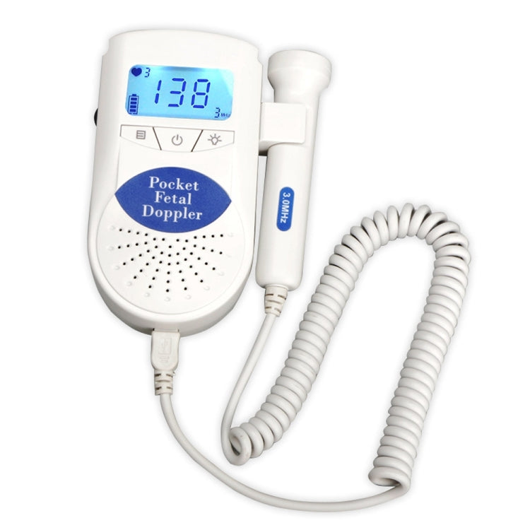 JPD-100S6 I LCD Ultrasonic Scanning Pregnant Women Fetal Stethoscope Monitoring Monitor / Fetus-voice Meter, Complies with IEC60601-1:2006 Eurekaonline