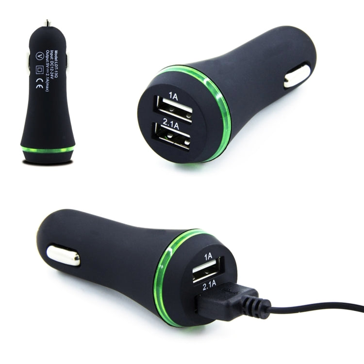 JRBC01 Bluetooth 4.0 Hands-free Car Kit, 3.5mm Audio Jack Music Streaming or Calling, Dual USB 2.1A Car Charger, For iPhone, Galaxy, Sony, Lenovo, HTC, Huawei, and other Smartphones Eurekaonline