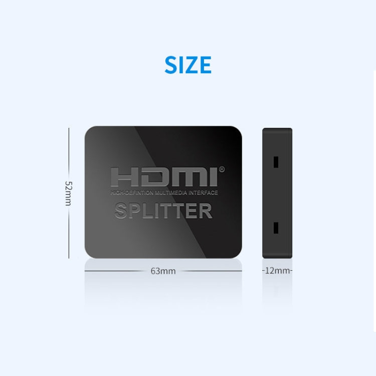 JSM 1 to 2 HDMI 1080P Switch Two Screen Simultaneous Display Spliter Eurekaonline