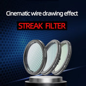 JSR Starlight Drawing Camera Lens Filter, Size:82mm(Streak Gold) Eurekaonline