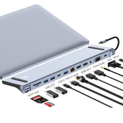 JUNSUNMAY 12 in 1 Multifunctional USB C Hub Docking Station Adapter SD/TF Card Reader Eurekaonline