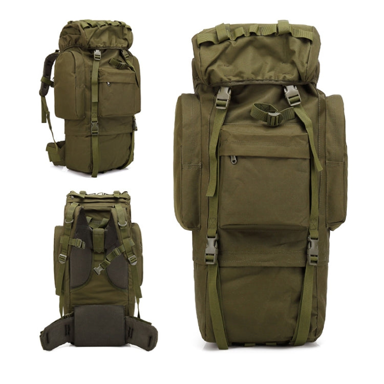 JUNSUNMAY J006 65L Large Capacity Waterproof Outdoor Travel Camping Hiking Backpack(Army Green) Eurekaonline