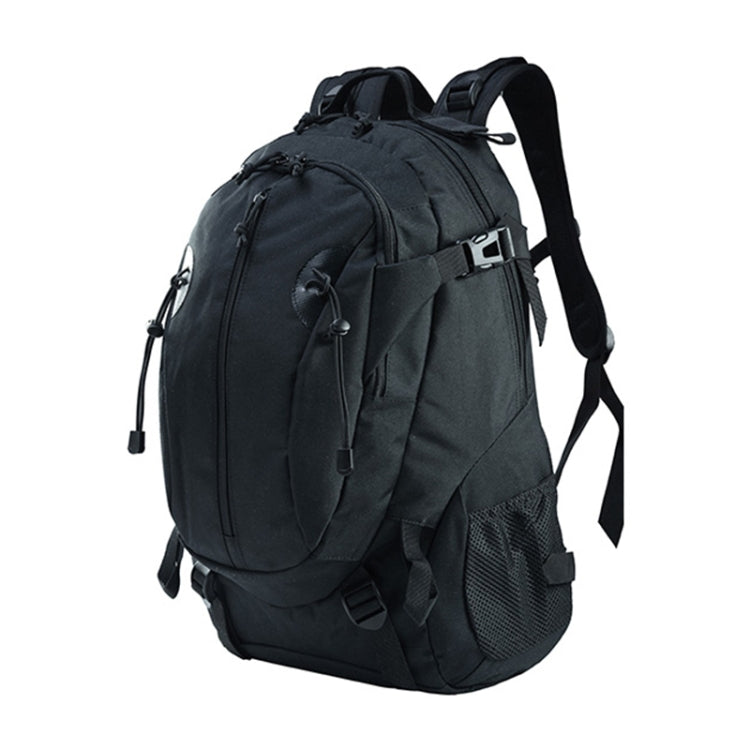 JUNSUNMAY J013 30L Travel Outdoor Molle Backpack Hiking Bag(Black) Eurekaonline