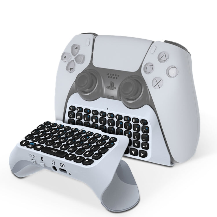JYS-P5121 Bluetooth Wireless Handle Keyboard Can Chat Voice External Keyboard Suitable For PS5, Note: Without Handle Eurekaonline