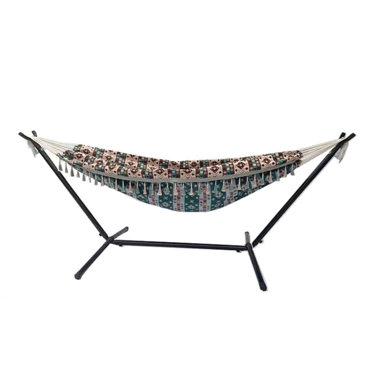 Jacquard Canvas Double Plus Hammock Outdoor Indoor Tassel Hammock(705) Eurekaonline