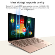 Jumper EZbook X3 Air Laptop, 13.3 inch, 8GB+256GB, Windows 10 Intel Gemini Lake N4100 Quad Core, Support TF Card & Bluetooth & Dual WiFi, EU Plug Eurekaonline