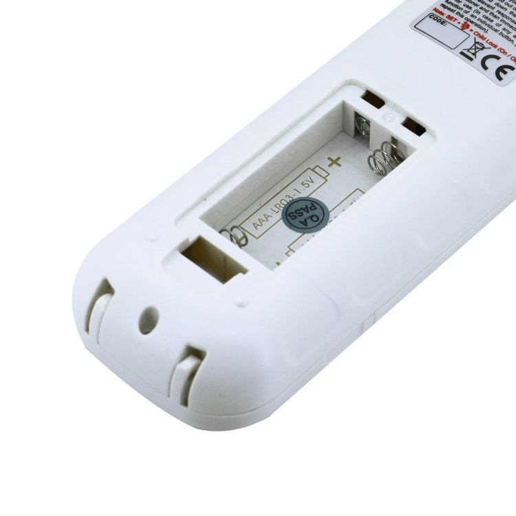 K-209ES Universal Air Conditioner Remote Control, Support Thermometer Function(White) Eurekaonline