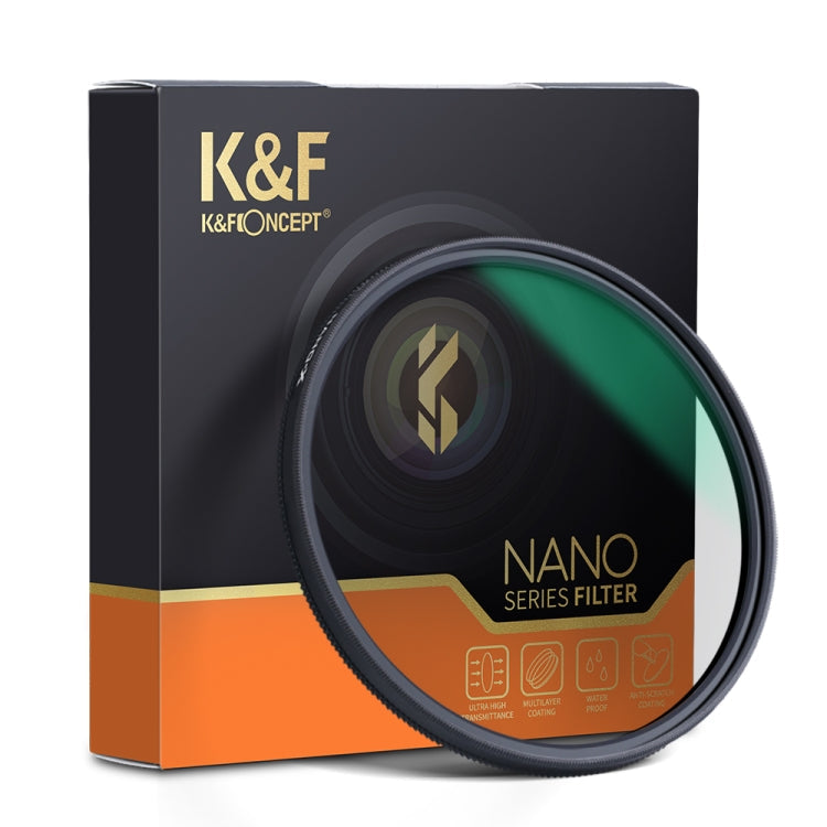 K&F CONCEPT KF01.1225 Nano-X 82mm Circular Polarizer Filter 18 Layer Coated Super Slim CPL Filter Eurekaonline