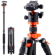 K&F CONCEPT KF09.083V1 Camera Tripod Professional Portable Travel Alloy 5-Sections Tripod Stand Eurekaonline